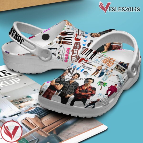 Premium Jonas Brother Music Crocs Crocband Clogs Shoes, Unique Gifts For Fans - Vesles2014S 3