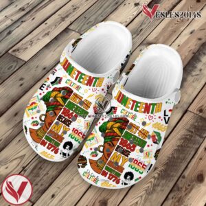 Premium Juneteenth Crocs Crocband Clogs Shoes For Men Women and Kids Style 2, Unique Gift From  Vesles2014S 2