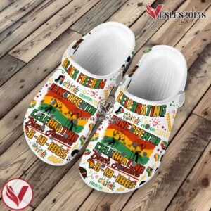 Premium Juneteenth Crocs Crocband Clogs Shoes For Men Women and Kids Style 3, Unique Gift From  Vesles2014S 2