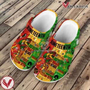 Premium Juneteenth Crocs Crocband Clogs Shoes For Men Women and Kids Style 4, Unique Gift From  Vesles2014S 2