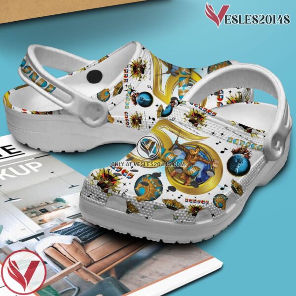 Premium KANSAS 50th anniversary tour Music Crocs Crocband Clogs Shoes, Unique Gifts For Fans Style 1 - Vesles2014S 2