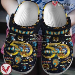 Premium KANSAS 50th anniversary tour Music Crocs Crocband Clogs Shoes, Unique Gifts For Fans Style 2 - Vesles2014S