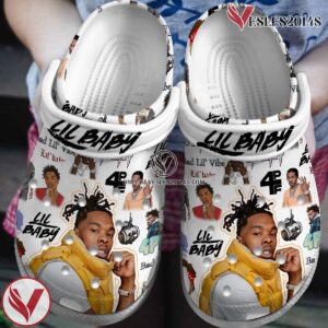 Premium Lil Baby Music Crocs Crocband Clogs Shoes, Unique Gifts For Fans Style 3 - Vesles2014S