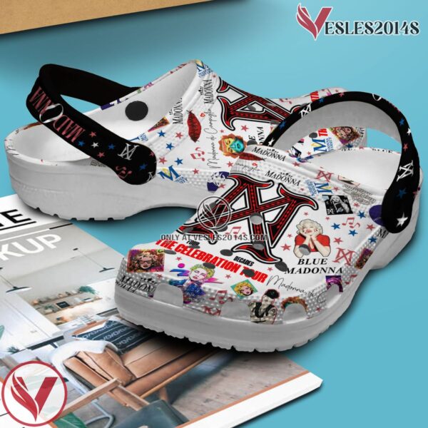 Premium Madonna Singer Music Crocs Crocband Clogs Shoes, Unique Gifts For Fans Style 2 - Vesles2014S 3