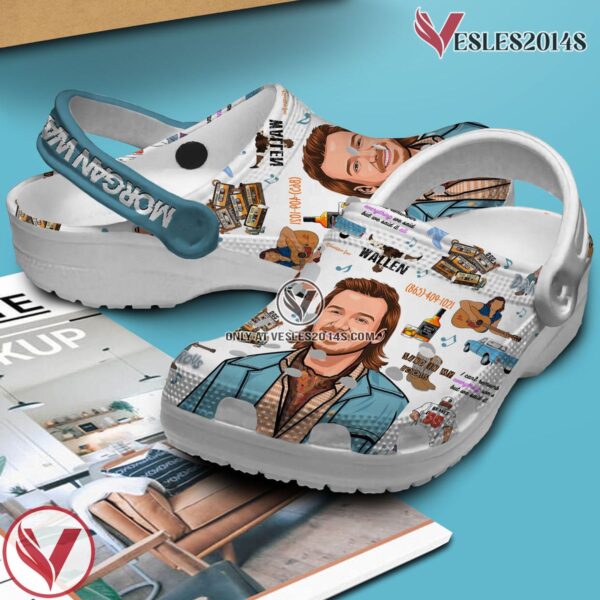 Premium Morgan Wallen Music Crocs Crocband Clogs Shoes, Unique Gifts For Fans Style 4 - Vesles2014S 4