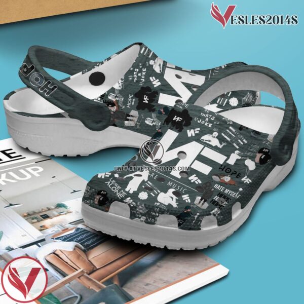Premium NF Music Crocs Crocband Clogs Shoes, Unique Gifts For Fans Style 1 - Vesles2014S 2