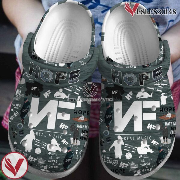 Premium NF Music Crocs Crocband Clogs Shoes, Unique Gifts For Fans Style 1 - Vesles2014S