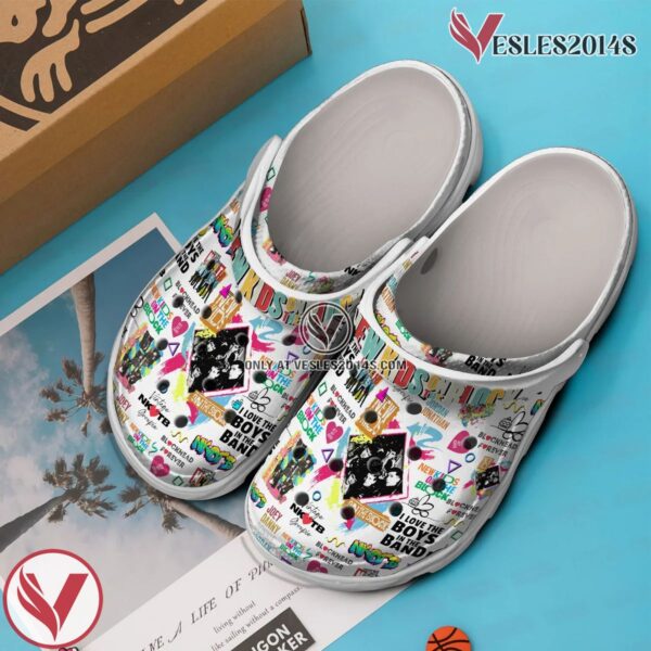 Premium New Kids On The Block Music Crocs Crocband Clogs Shoes, Unique Gifts For Fans Style 1 - Vesles2014S 3