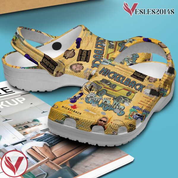 Premium Nickelback Music Crocs Crocband Clogs Shoes, Unique Gifts For Fans Style 1 - Vesles2014S 3