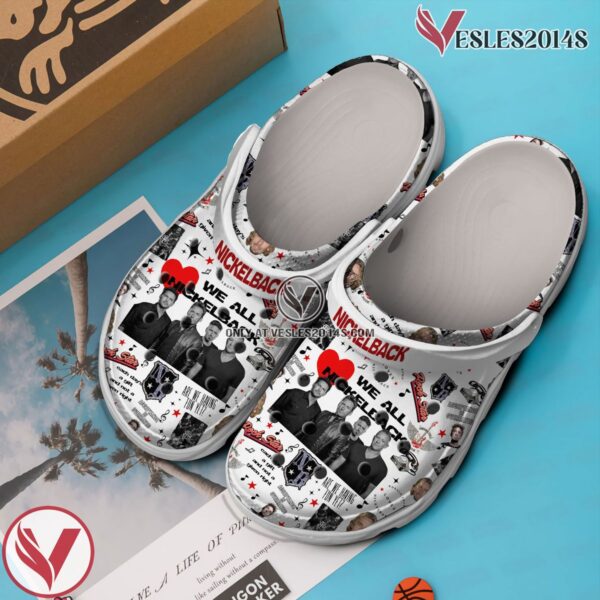 Premium Nickelback Music Crocs Crocband Clogs Shoes, Unique Gifts For Fans Style 3 - Vesles2014S 3