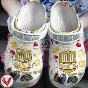 Premium Old Dominion Music Crocs Crocband Clogs Shoes, Unique Gifts For Fans Style 1 - Vesles2014S