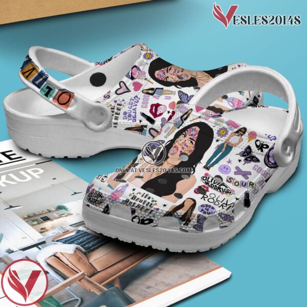 Premium Olivia Rodrigo Music Crocs Crocband Clogs Shoes, Unique Gifts For Fans Style 1 - Vesles2014S 2
