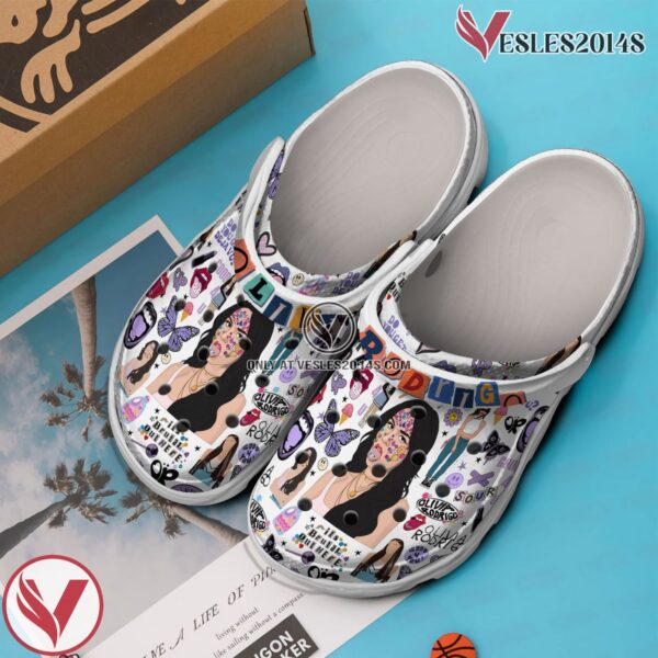 Premium Olivia Rodrigo Music Crocs Crocband Clogs Shoes, Unique Gifts For Fans Style 1 - Vesles2014S 3