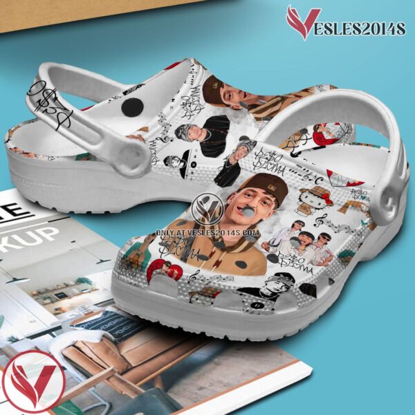 Premium Peso Pluma Music Crocs Crocband Clogs Shoes, Unique Gifts For Fans Style 3 - Vesles2014S 3