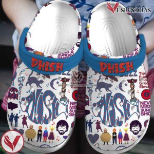 Premium Phish Music Crocs Crocband Clogs Shoes, Unique Gifts For Fans - Vesles2014S 3