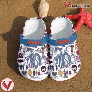 Premium Phish Music Crocs Crocband Clogs Shoes, Unique Gifts For Fans - Vesles2014S