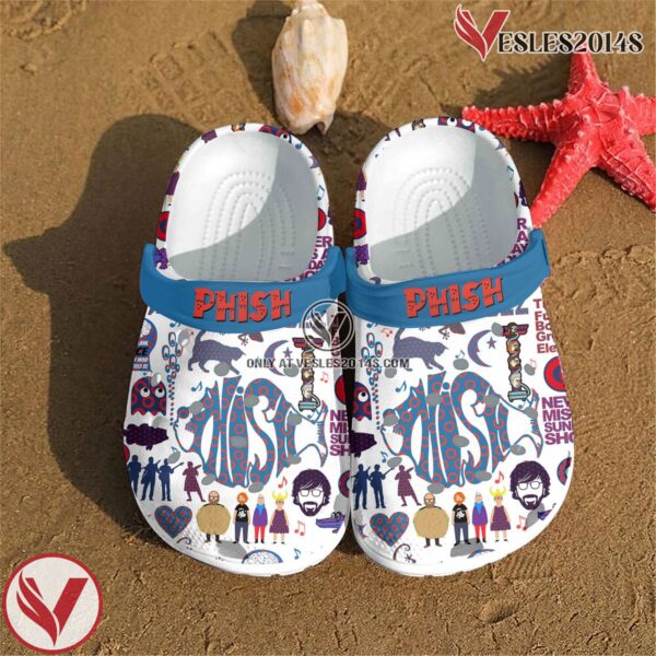 Premium Phish Music Crocs Crocband Clogs Shoes, Unique Gifts For Fans - Vesles2014S