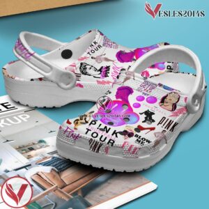 Premium Pink Music Crocs Crocband Clogs Shoes, Unique Gifts For Fans - Vesles2014S 2