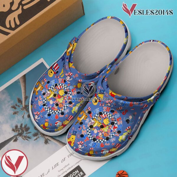 Premium Pooh And Friends Cartoon Book Crocs Crocband Clogs Shoes Comfortable For Men Women and Kids Style 1, Unique Gift From  Vesles2014S 2