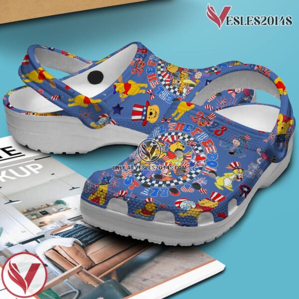 Premium Pooh And Friends Cartoon Book Crocs Crocband Clogs Shoes Comfortable For Men Women and Kids Style 1, Unique Gift From  Vesles2014S 3