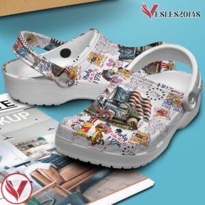 Premium Pooh And Friends Cartoon Book Crocs Crocband Clogs Shoes Comfortable For Men Women and Kids Style 2, Unique Gift From  Vesles2014S 2