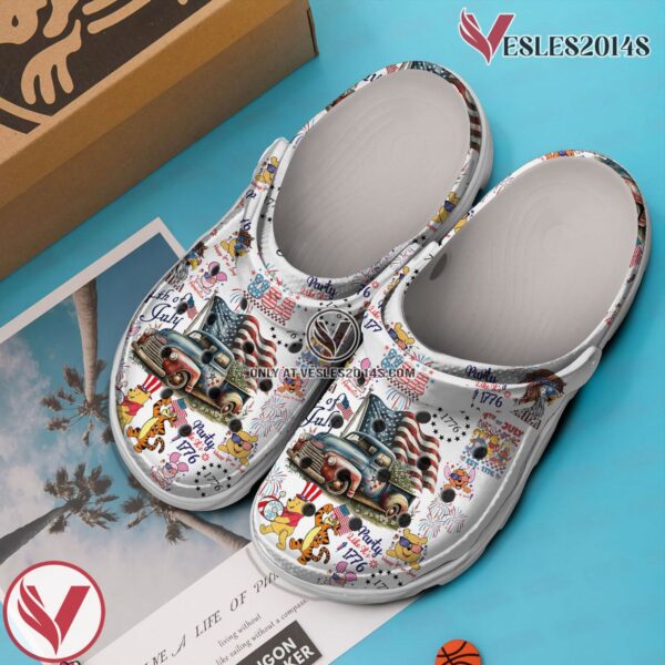 Premium Pooh And Friends Cartoon Book Crocs Crocband Clogs Shoes Comfortable For Men Women and Kids Style 2, Unique Gift From  Vesles2014S 3