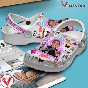 Premium Post Malone Music Crocs Crocband Clogs Shoes, Unique Gifts For Fans Style 1 - Vesles2014S 2
