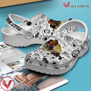 Premium Post Malone Music Crocs Crocband Clogs Shoes, Unique Gifts For Fans Style 3 - Vesles2014S 3