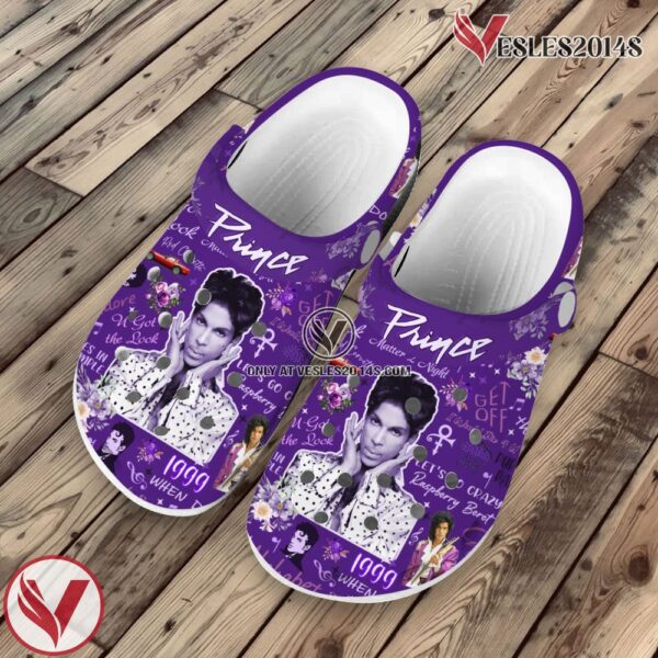 Premium Prince Music Crocs Crocband Clogs Shoes, Unique Gifts For Fans Style 2 - Vesles2014S 2