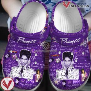 Premium Prince Music Crocs Crocband Clogs Shoes, Unique Gifts For Fans Style 2 - Vesles2014S