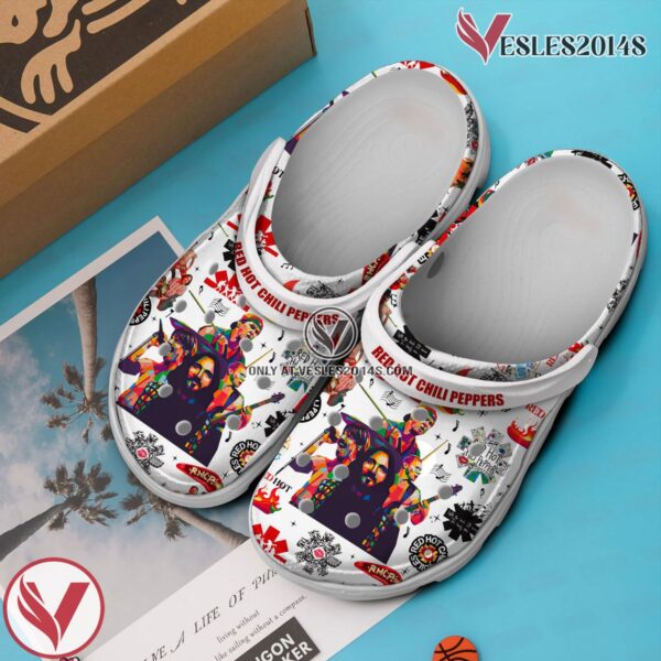 Premium Red Hot Chili Peppers Music Crocs Crocband Clogs Shoes, Unique Gifts For Fans - Vesles2014S 2