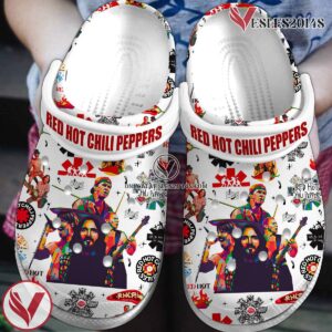 Premium Red Hot Chili Peppers Music Crocs Crocband Clogs Shoes, Unique Gifts For Fans - Vesles2014S