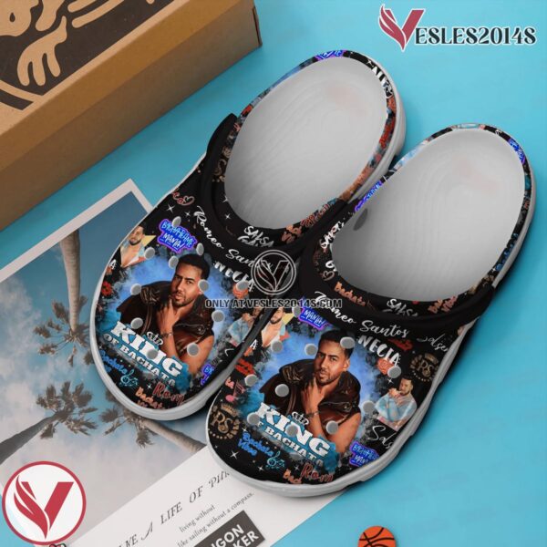 Premium Romeo Santos Music Crocs Crocband Clogs Shoes, Unique Gifts For Fans Style 1 - Vesles2014S 3