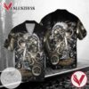 Premium Skull For Men And Women Graphic Print Short Sleeve Hawaiian Casual Shirt Vesles2014S