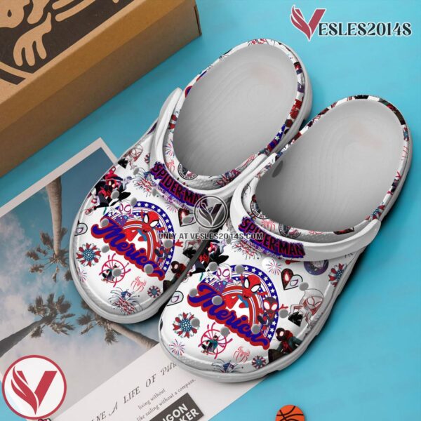 Premium Spider Man Comic Crocs Crocband Clogs Shoes Comfortable For Men Women and Kids Style 1, Unique Gift From  Vesles2014S 2