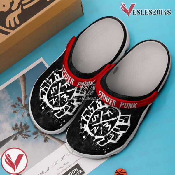 Premium Spider Punk Comic Crocs Crocband Clogs Shoes Comfortable For Men Women and Kids, Unique Gift From  Vesles2014S 3