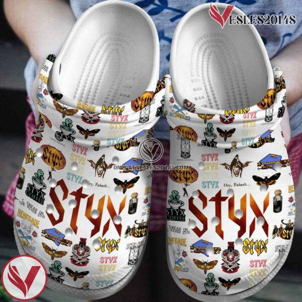 Premium Styx Music Crocs Crocband Clogs Shoes, Unique Gifts For Fans - Vesles2014S
