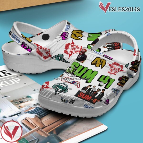 Premium Sum 41 Music Crocs Crocband Clogs Shoes, Unique Gifts For Fans Style 2 - Vesles2014S 2
