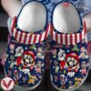 Premium Super Mario Movie Game Crocs Crocband Clogs Shoes Comfortable For Men Women and Kids Style 1 - Vesles2014S