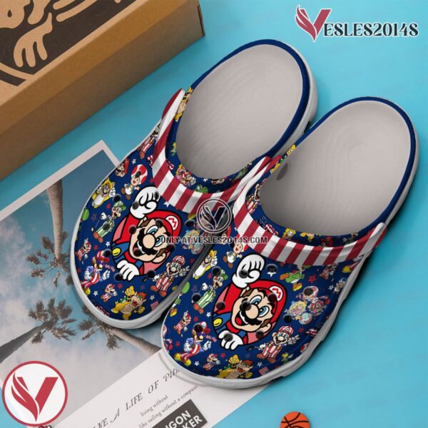 Premium Super Mario Movie Game Crocs Crocband Clogs Shoes Comfortable For Men Women and Kids Style 1 - Vesles2014S 2