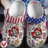 Premium Super Mario Movie Game Crocs Crocband Clogs Shoes Comfortable For Men Women and Kids Style 2 - Vesles2014S