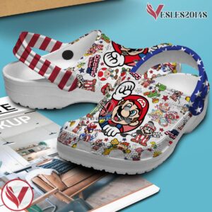 Premium Super Mario Movie Game Crocs Crocband Clogs Shoes Comfortable For Men Women and Kids Style 2 - Vesles2014S 2