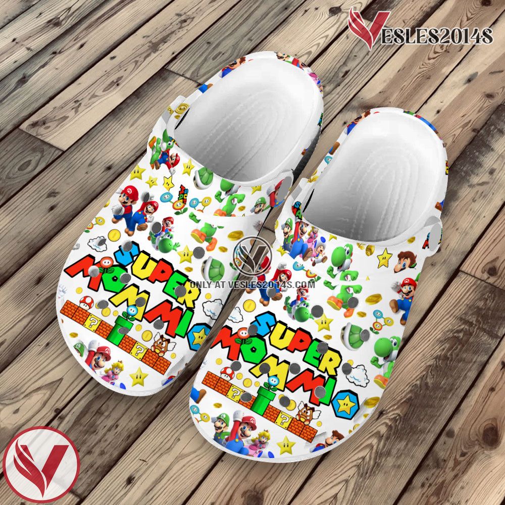 Premium Supper Mario Crocs Crocband Clogs Shoes For Men Women and Kids, Unique Gift From Vesles2014S 2