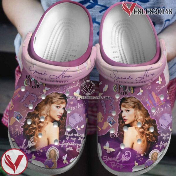 Premium Taylor Swift Music Crocs Crocband Clogs Shoes, Unique Gifts For Fans Style 1 - Vesles2014S