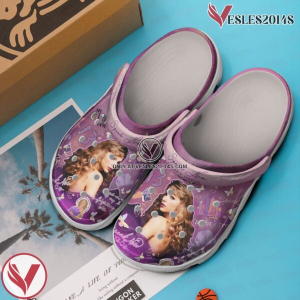 Premium Taylor Swift Music Crocs Crocband Clogs Shoes, Unique Gifts For Fans Style 1 - Vesles2014S 3