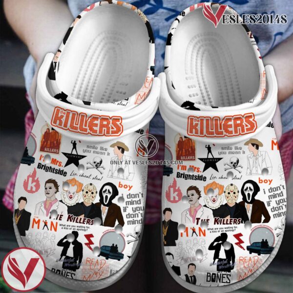 Premium The Killers Music Crocs Crocband Clogs Shoes, Unique Gifts For Fans Style 2 - Vesles2014S
