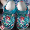 Premium The Little Mermaid Cartoon Crocs Crocband Clogs Shoes Comfortable For Men Women and Kids Style 2, Unique Gift From  Vesles2014S