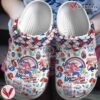 Premium The Little Mermaid Cartoon Crocs Crocband Clogs Shoes Comfortable For Men Women and Kids Style 3, Unique Gift From  Vesles2014S