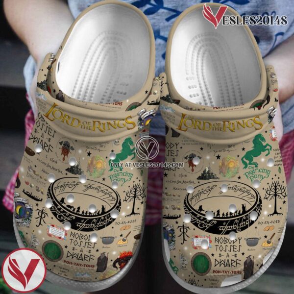 Premium The Lord Of The Rings Novel Movie Crocs Crocband Clogs Shoes Comfortable For Men Women and Kids Style 1 - Vesles2014S