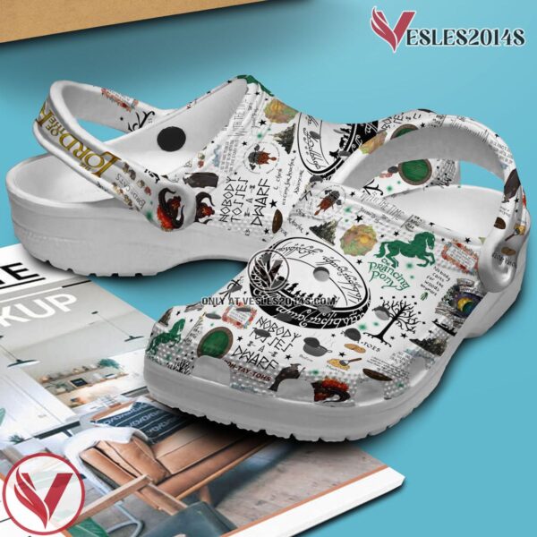 Premium The Lord Of The Rings Novel Movie Crocs Crocband Clogs Shoes Comfortable For Men Women and Kids Style 2 - Vesles2014S 2